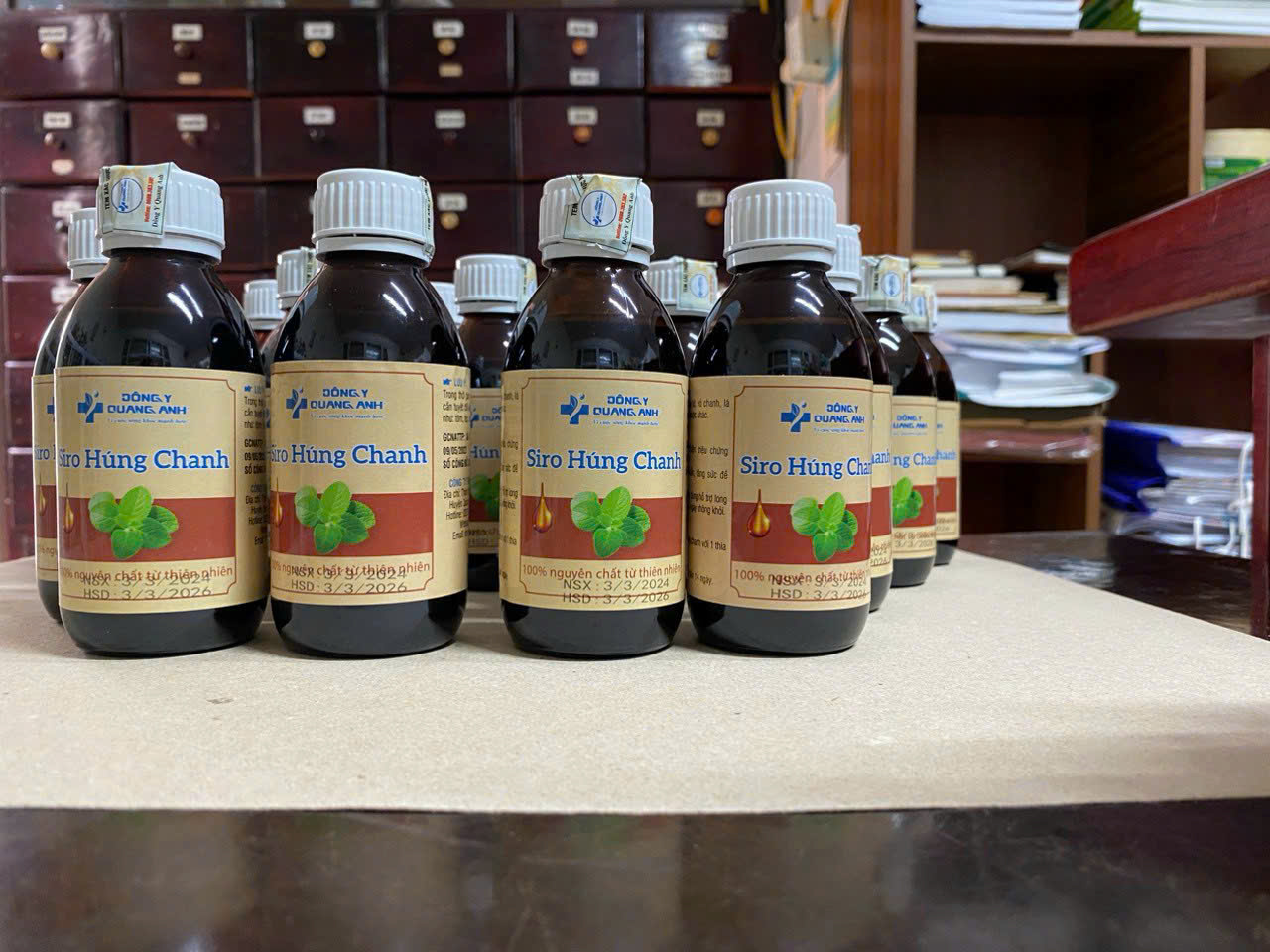 Siro Húng Chanh Mộc Việt